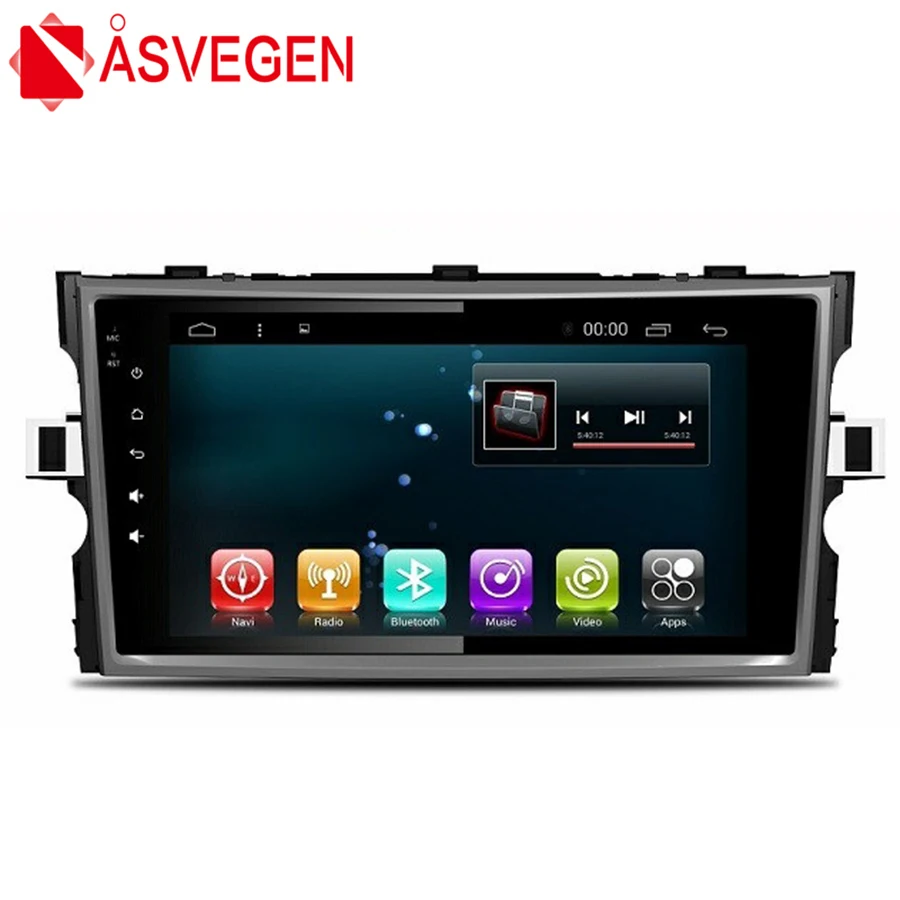 Asvegen 8 Inch Android 8.1 2GB+32GB Quad Core Car Navigation Bluetooth Multimedia Audio Video Player For Toyota Verso E'Z | Автомобили