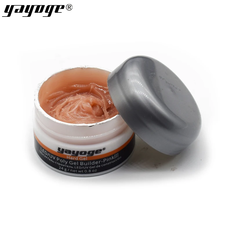 pink3 Yayoge строитель гель УФ в бутылка для геля лак для ногтей Типсы для пальцев УФ светодиодный гель для наращивания ногтей желе твердый гель для ногтей - Цвет: pink3