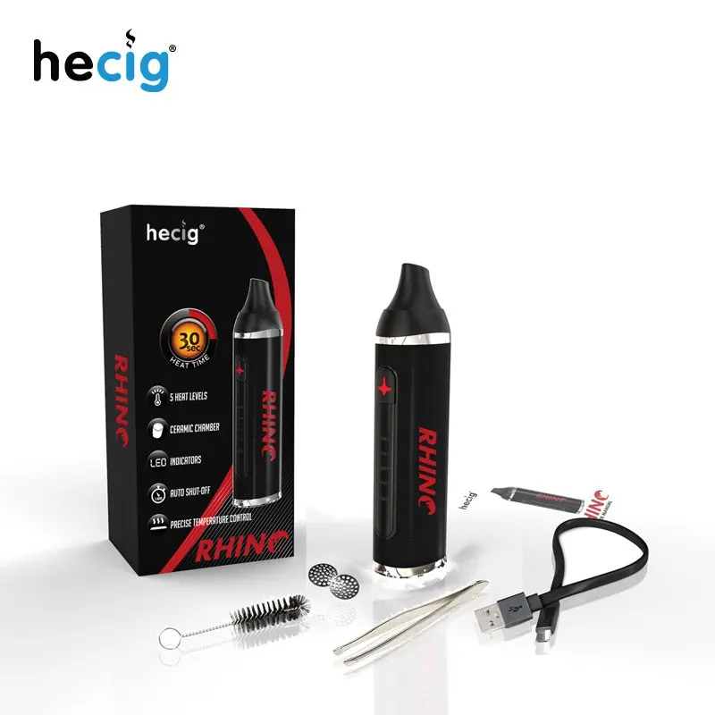 Испаритель hecig для сухого носорога испаритель травяных трав бокс мод вейпа сухих