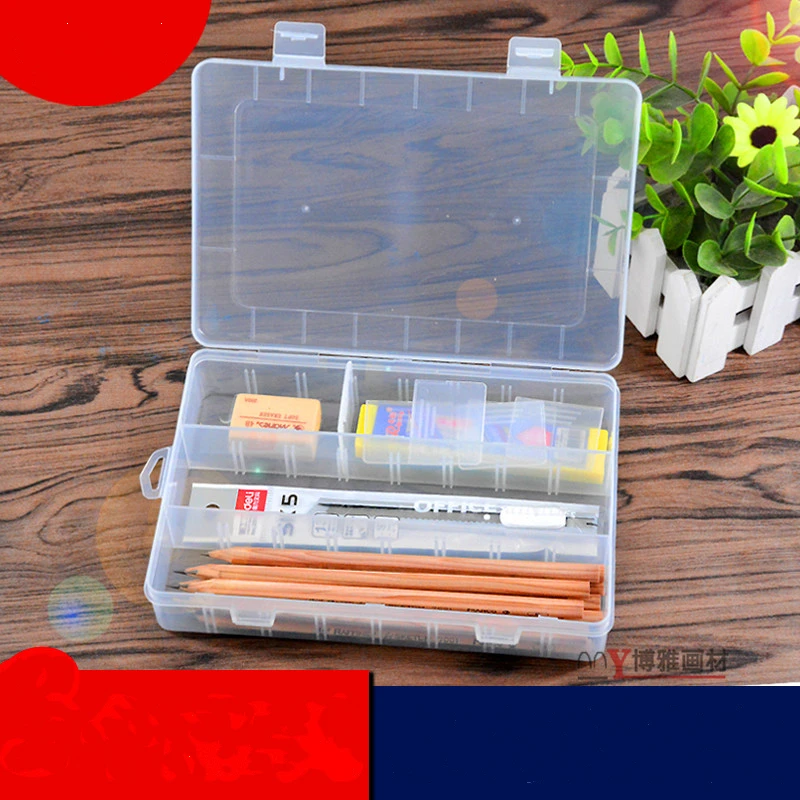 Эскизный чехол для карандашей художественного карандаша прозрачный школьные