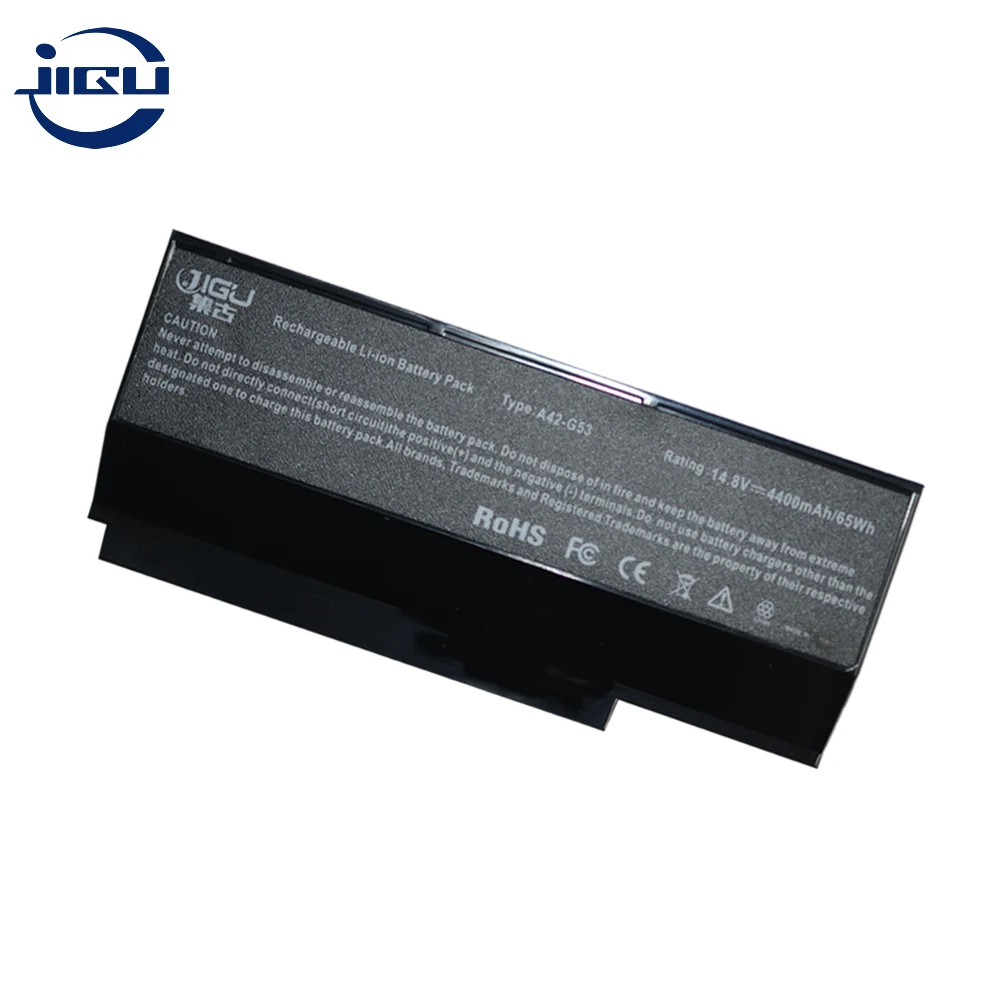 JIGU 8 ячеек Аккумулятор для ноутбука ASUS A42-G73 A42-G53 G73-52 G73 G73G G73GW G73J G73JH G73JW G73SW G73S G53 G53S G53J 14,8 V