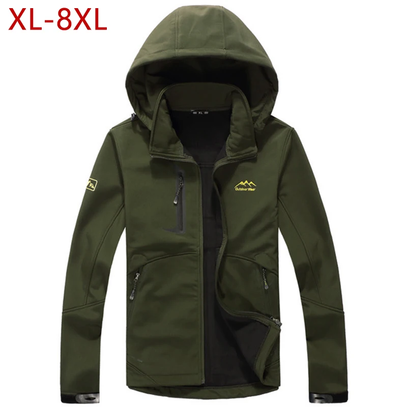 XL 8XL быстросохнущие тонкие весенние куртки мужские ветрозащитные однотонные