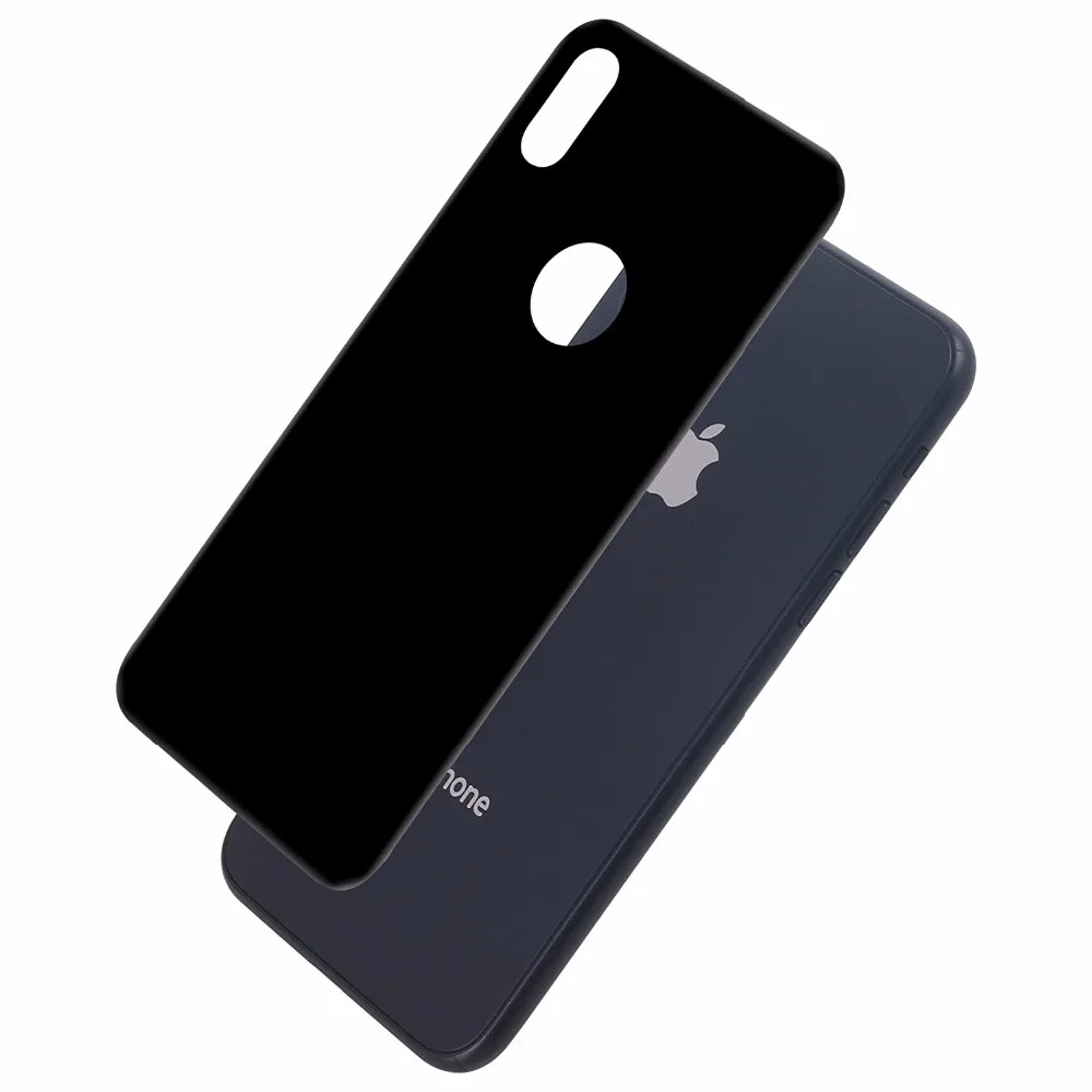 0 3 мм Защитная пленка для задней панели iPhone 8 Plus X закаленное стекло 10 обратная