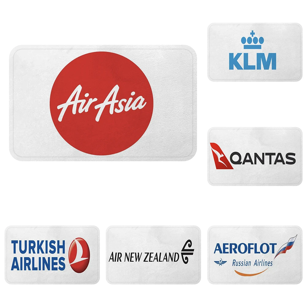 Air Asia New Zealand NZ Turkish Qantas KLM Airlines воздушный коврик для ванной декоративные