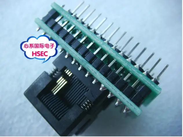 Оригинальное золотое покрытие SSOP8 TSSOP8 поворот DIP28 IC тестовое гнездо программатор