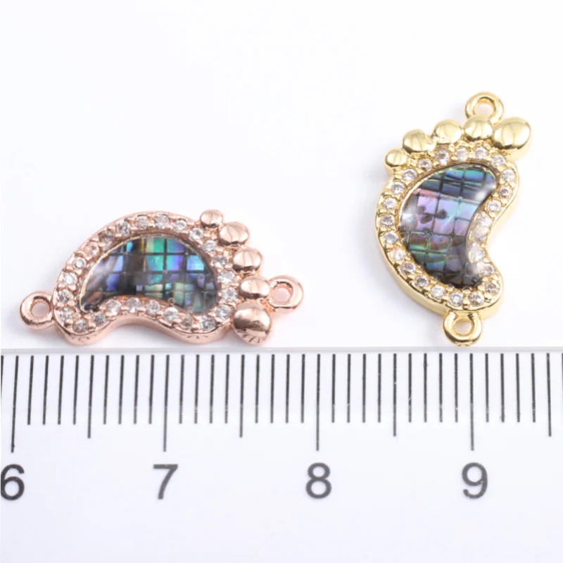 Singreal ушка в виде ракушки Micro Pave средства ухода за кожей стоп форме браслет или