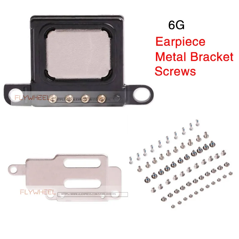 1 комплект наушников для iPhone 5 5S 5C 6 6S 7 8 Plus динамик гибкий кабель металлический