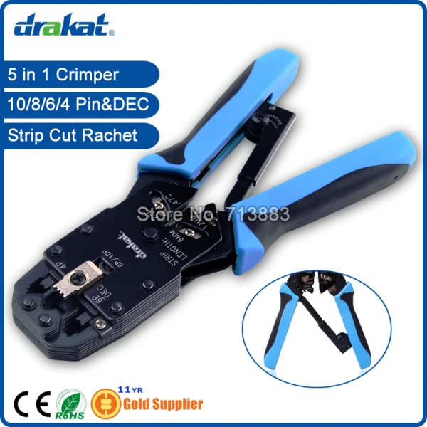 Храповик Ethernet обжимной инструмент RJ48 RJ45 RJ11 RJ12|ethernet crimping tool|ethernet crimprj11 rj12 |