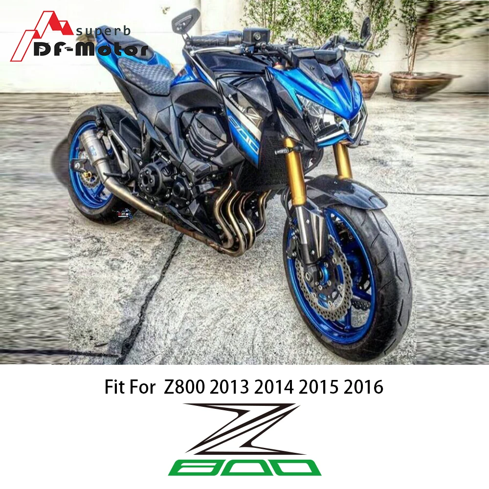 В комплекте Высокое качество впрыска ABS пластик обтекатели комплект для Kawasaki Z800 2013- 13 14 15 цвет синий, черный; Большие размеры 34–43