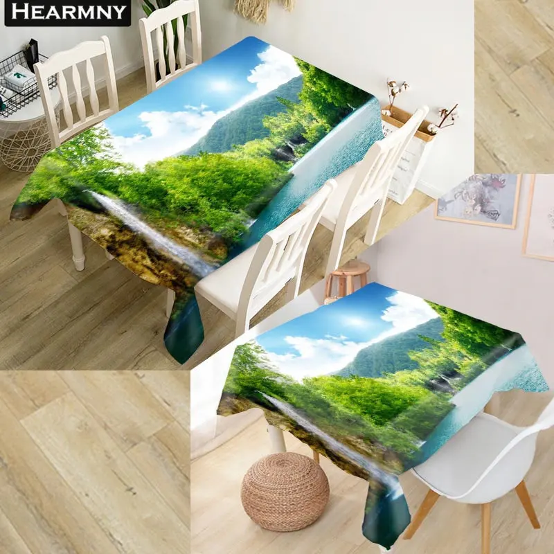 Скатерть HEARMNY с ладонями 3D ткань Оксфорд квадратная/прямоугольная