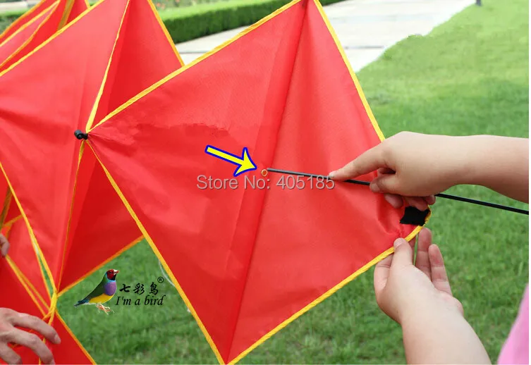 Отдых на открытом воздухе спорта 3D красный Алмазный воздушный змей хорошо