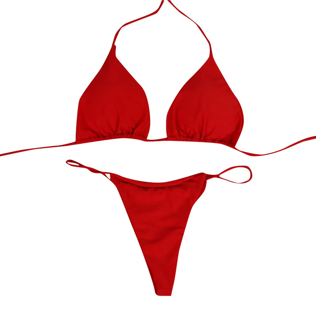 Бандажный комплект бикини, пуш-ап, Бразильский бикини, Mujer Biquini Maillot De Bain Femme, Двухсекционный купальник, Сексуальное мини бикини