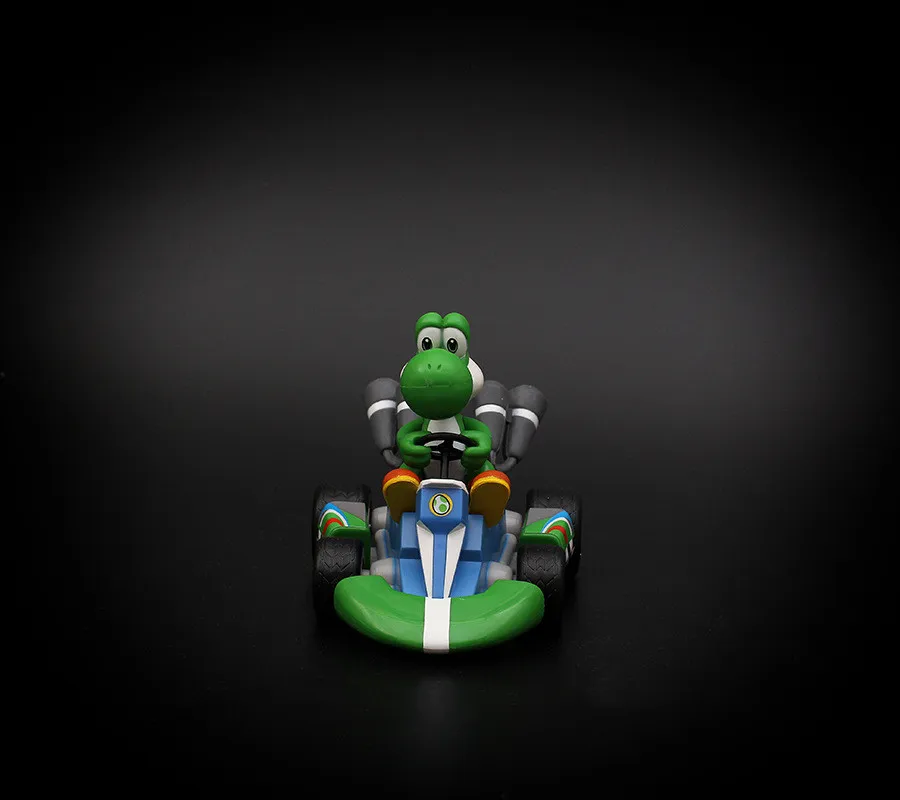 Высота каблука 10 см Super Mario Kart Вытяните назад автомобиль супер Марио и Луиджи