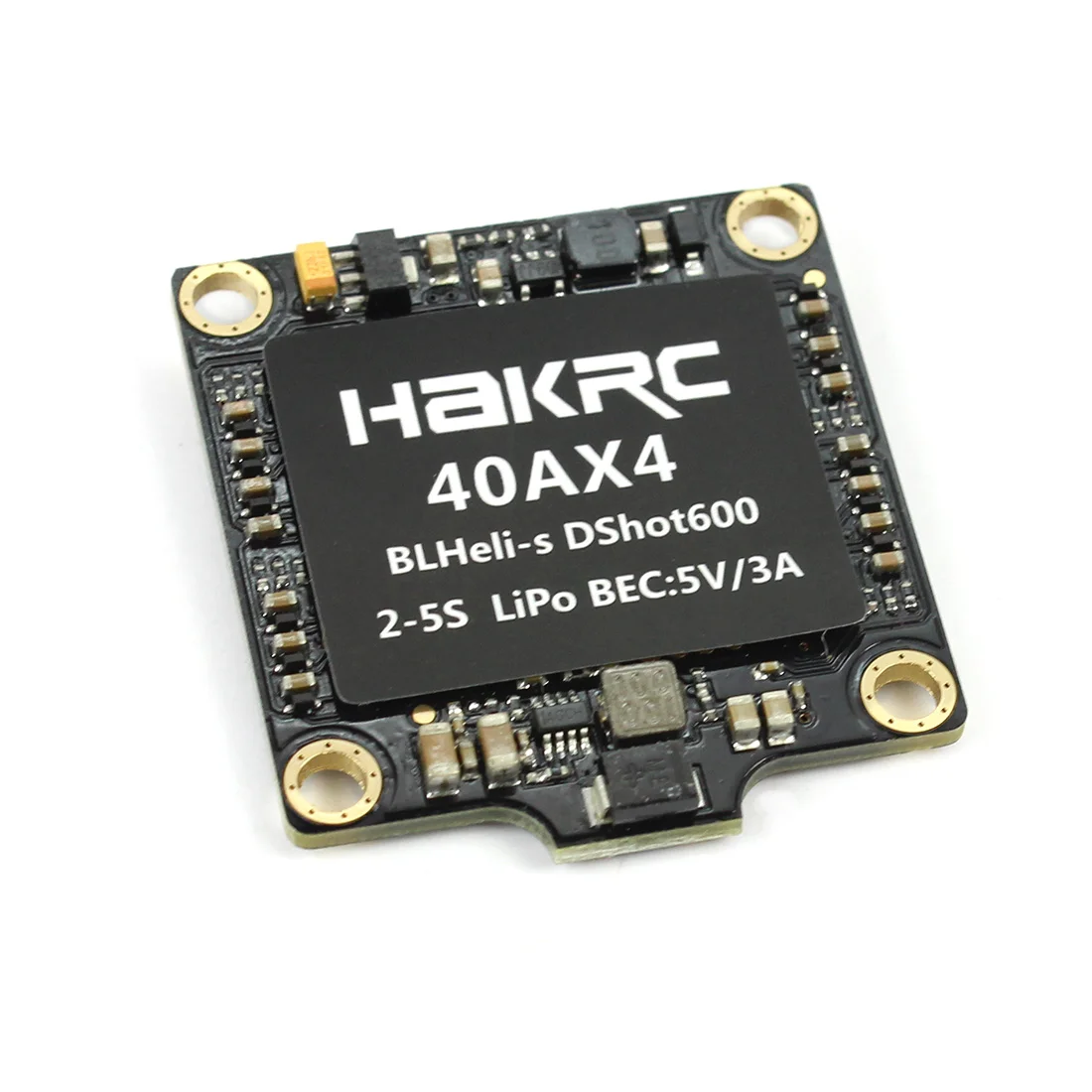 Hakrc 4 в 1 30A/40A Blheli_S BB2 Dshot 150/300/600 мини ESC Скорость контроллер от 2 до 5 лет, S для DIY небольшой гоночный Дрон с видом от первого лица Multcopter на открытом воздухе