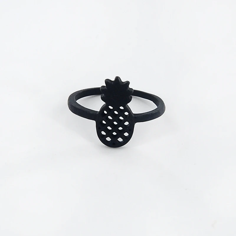 Новое поступление Открытое кольцо золотого и серебряного цвета фруктовое с