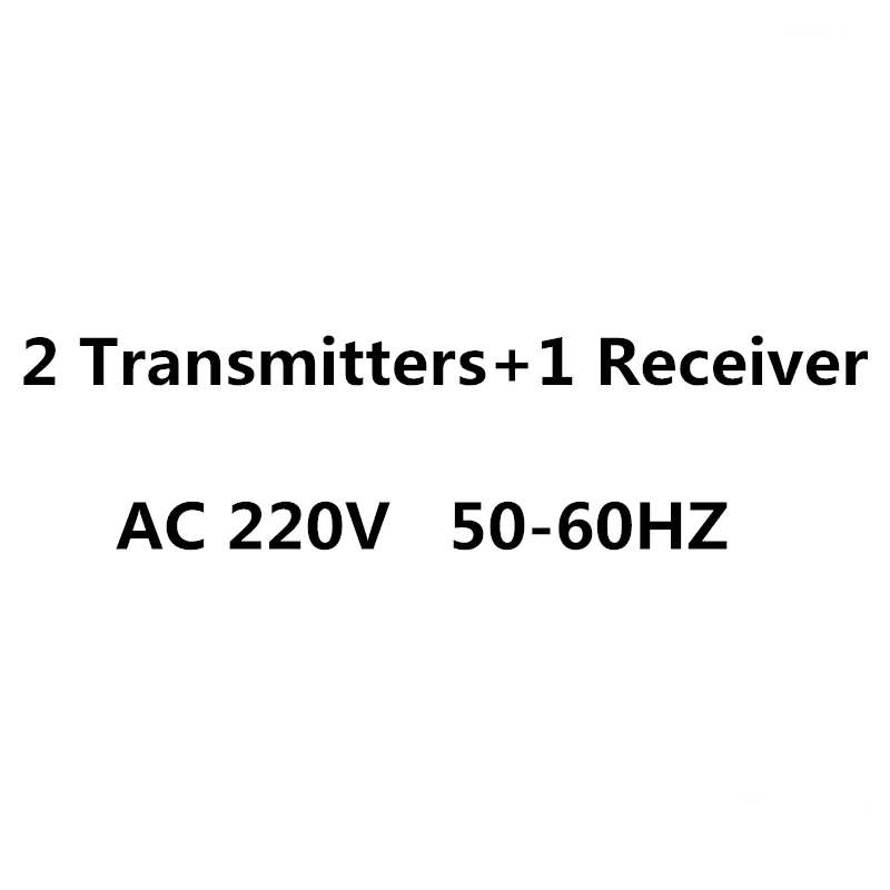 2T1R AC 220V Промышленный беспроводной пульт дистанционного управления 8 односкоростных кнопок F21-E1B(2 передатчика+ 1 приемник) для крана - Цвет: 2T1R AC 220V