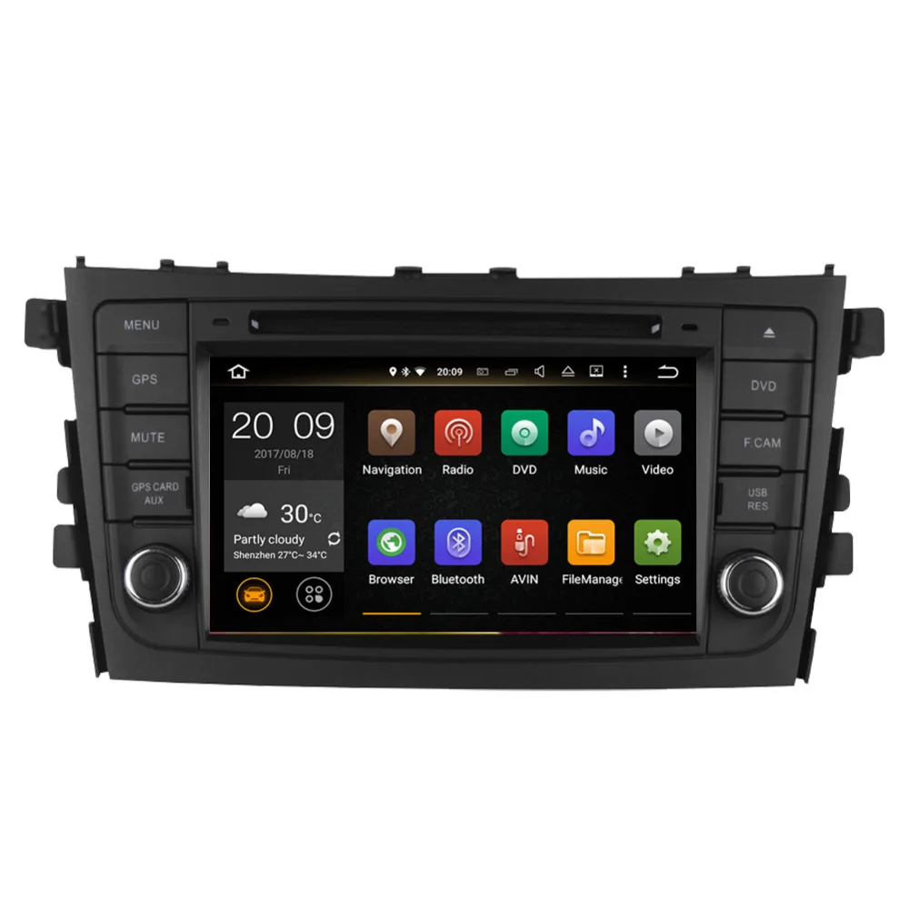 4 Гб ROM Android 8 0 Восьмиядерный автомобильный Радио стерео с gps навигацией для Suzuki