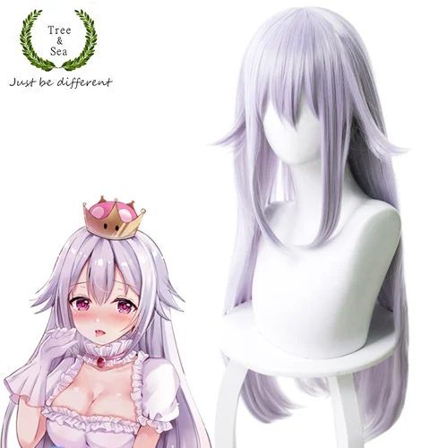 Игра Супер Марио Одиссея Boosette косплей парик король бу человеческие волосы принцесса косплей парики