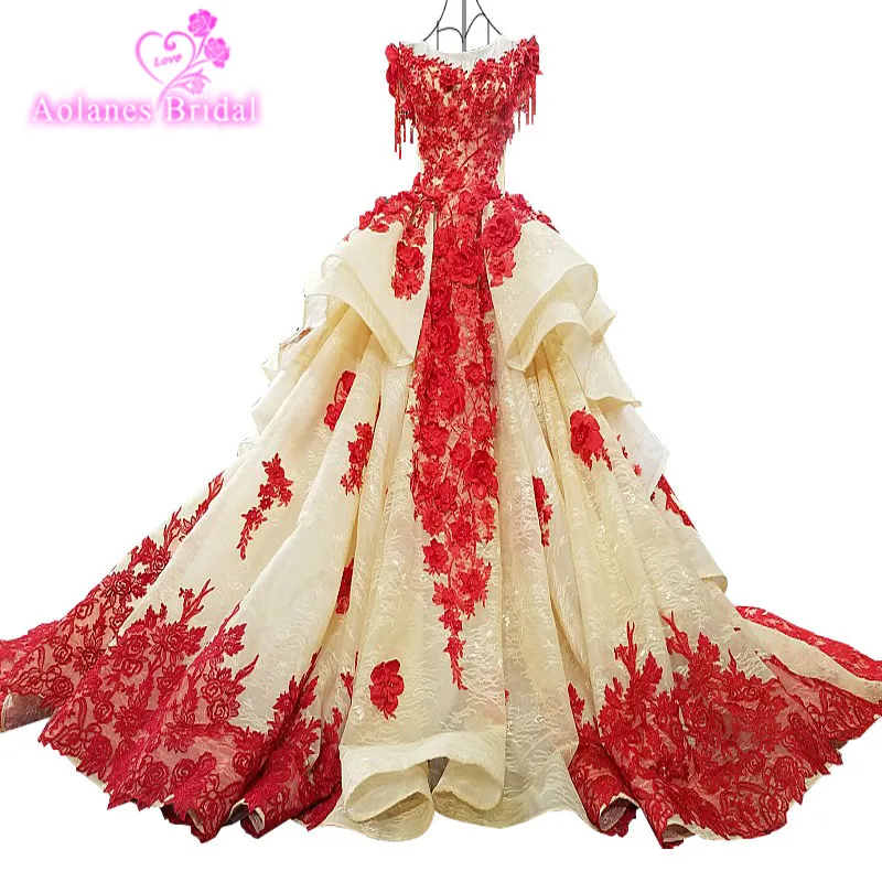 Fashion Theme Photography Tulle Wedding Dresses 2018 Sleeveless Handmade 3D Flowers Sexy Vintage Bridal Gown Vestido De Noiva | Свадьбы и
