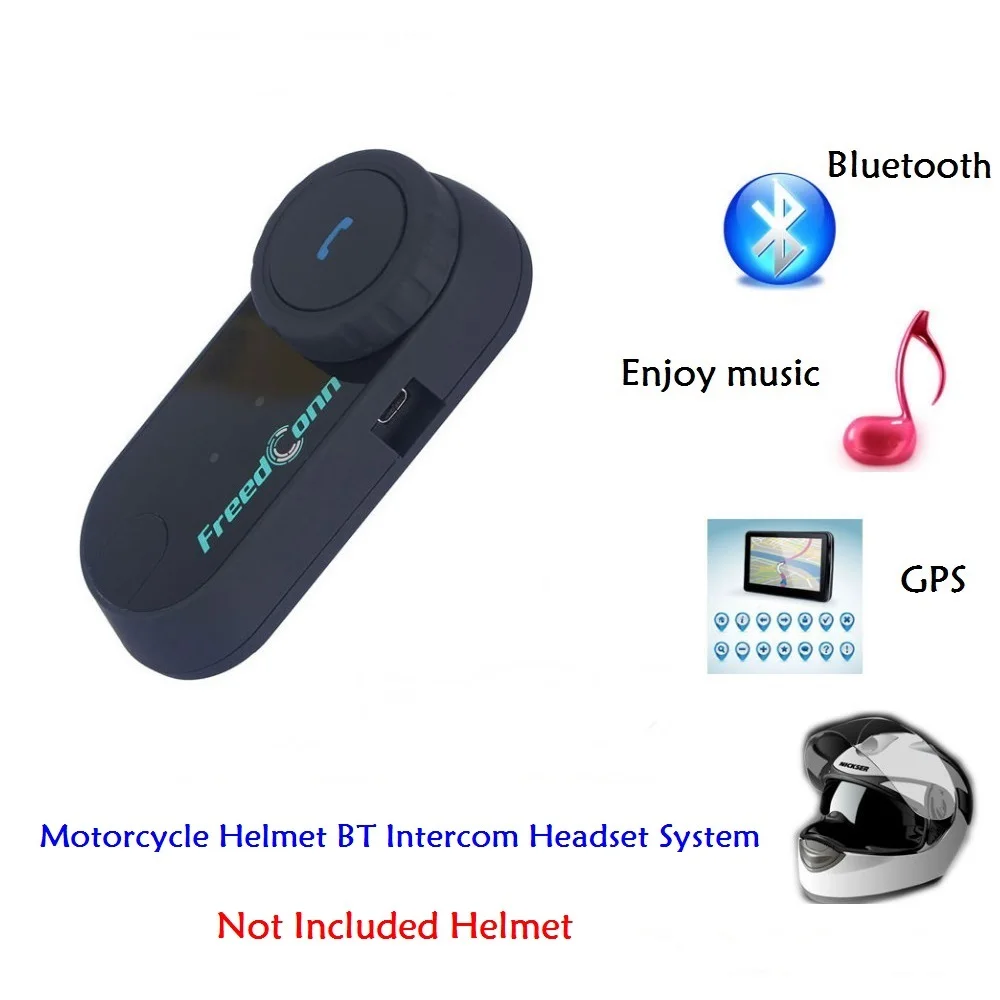 1PC FreedConn T-COMVB Motorcycle Helmet Intercom Bluetooth Interphone 800M Talk Range with Soft Headset Gift | Автомобили и