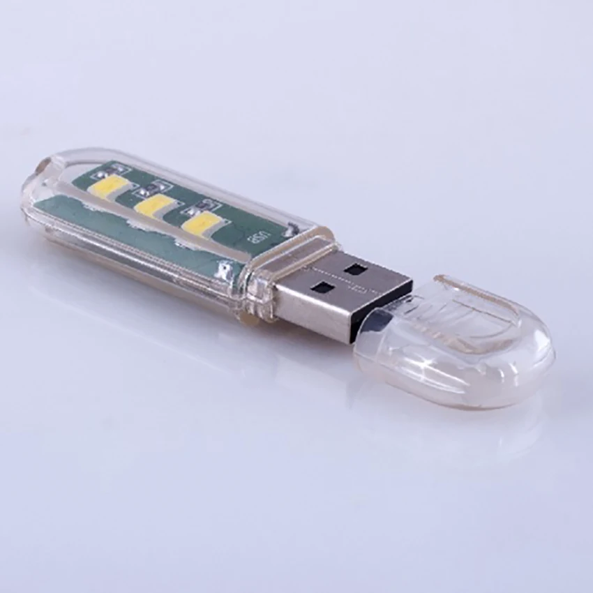 Портативный мини USB 3LED лампа книга светильник s 420MA 2 3 W 5V для кемпинга ПК Ноутбуки