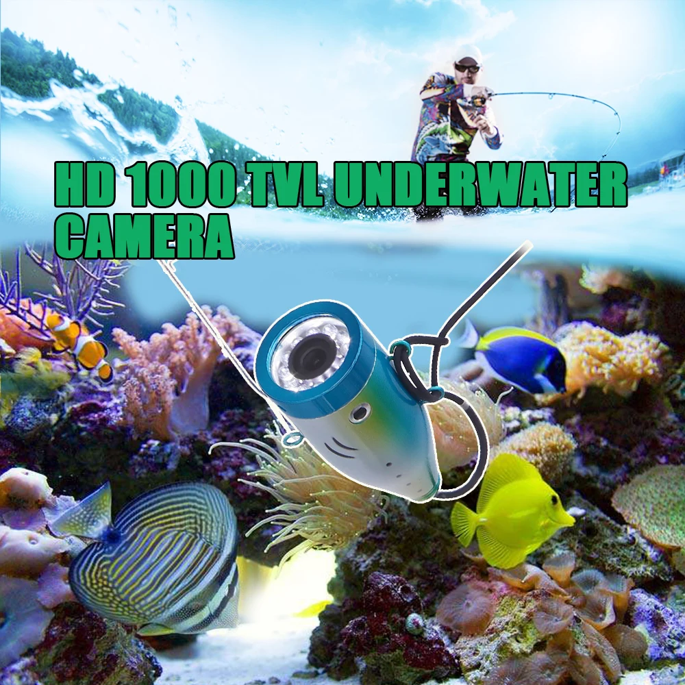WF01WSL, 15 м, 30 м, 50 м, 1000TVL, WiFi, подводная камера, рыболокатор, видео камера, комплект, 12 шт., белые светодиоды, объектив, видео для ледового рыболокатора