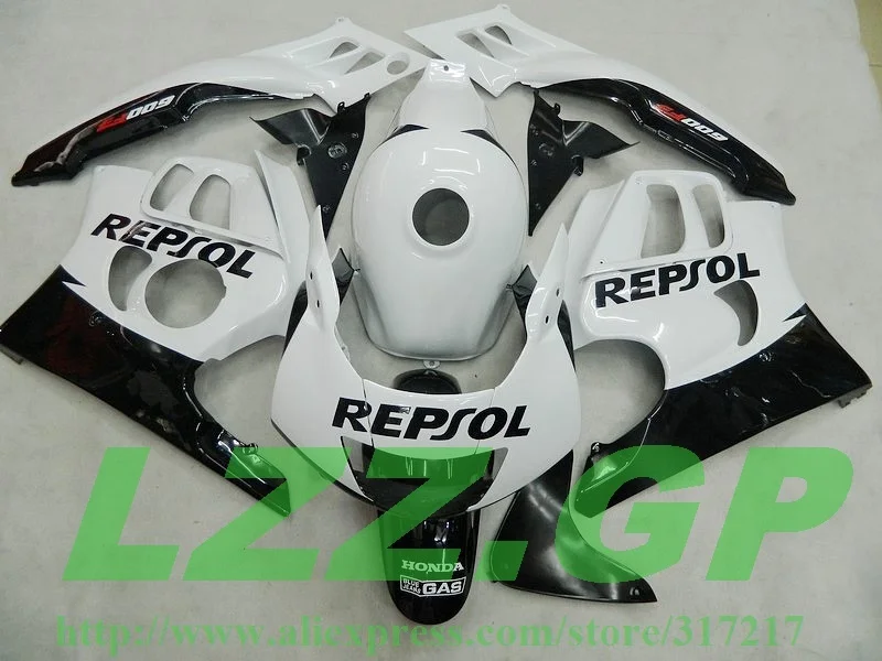 

For HONDA 95-96 CBR600F3 Black/White CBR 600F3 95 96 CBR600 F3 T9215 CBR 600 F3 1995 1996 Fairings LZZ.GP