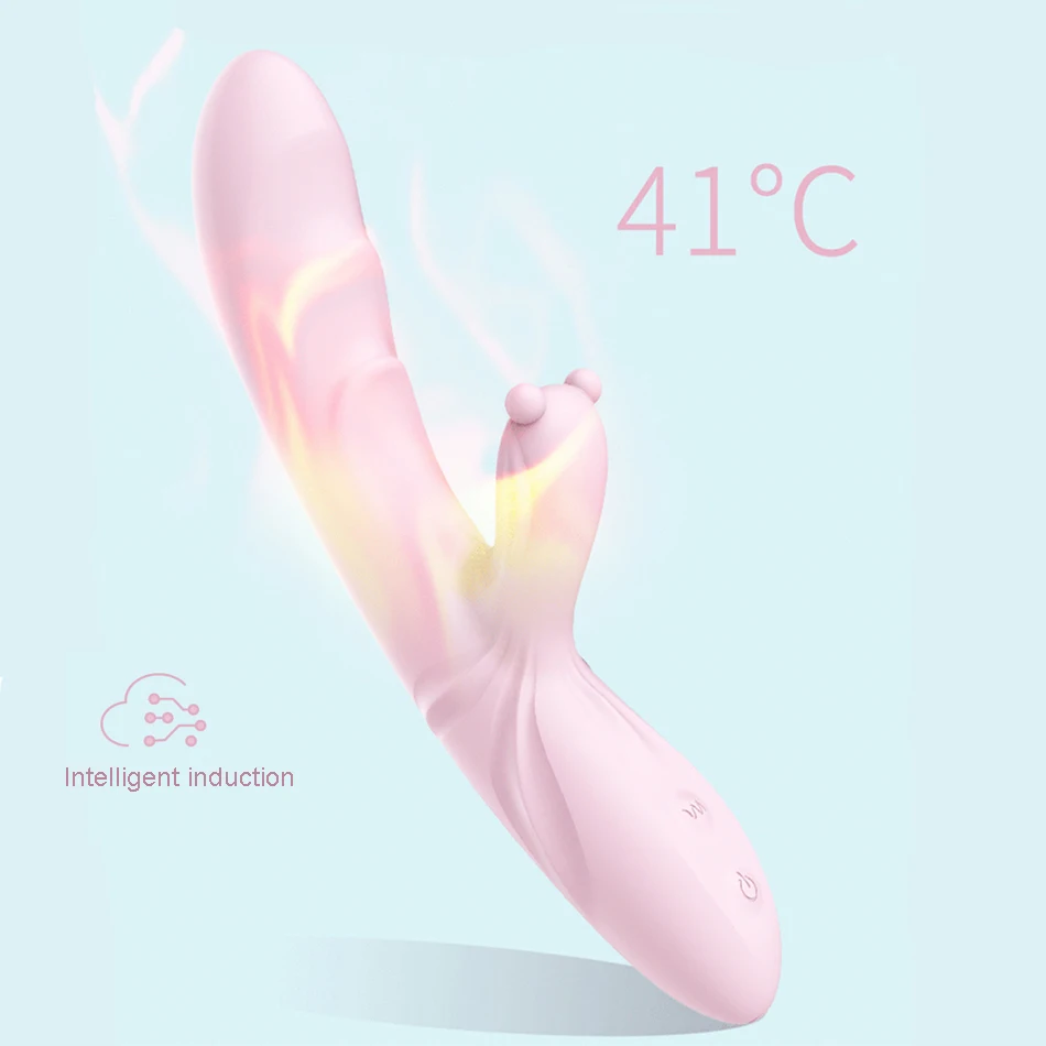 Фаллоимитатор с подогревом вибратор клиторный G точечный стимулятор влагалища