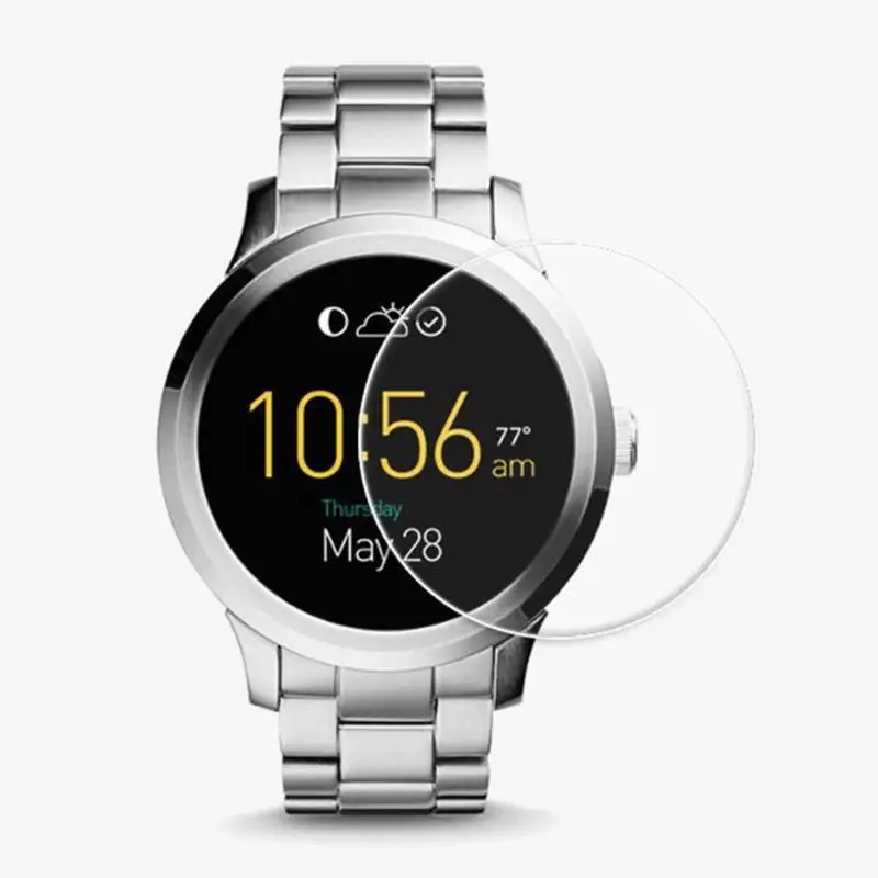 ALLOYSEED 2 шт Защитные пленки из закаленного стекла для защиты экрана Fossil Q Wander Smart