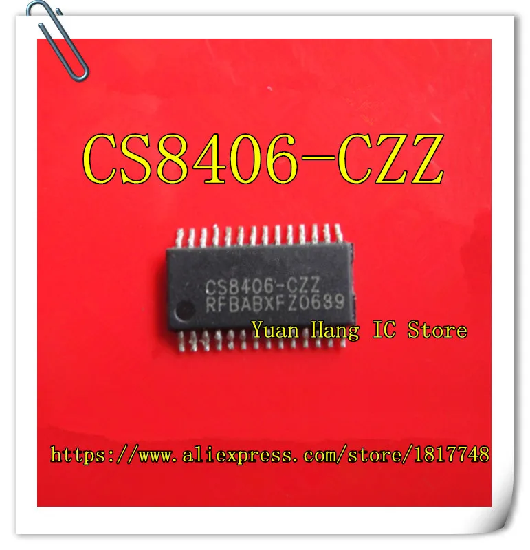 

5PCS/LOT CS8406-CZZ CS8406 TSSOP-28 Digital audio interface transmitter