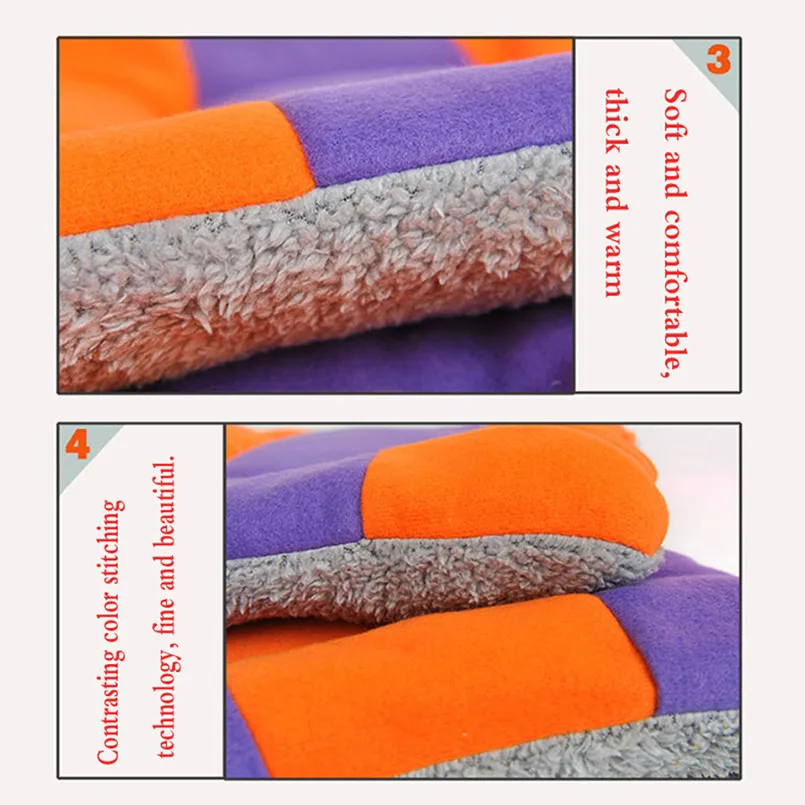 6 Размеры мягкий дышащий флис кровать собаки коврики Чихуахуа щенок Хаски