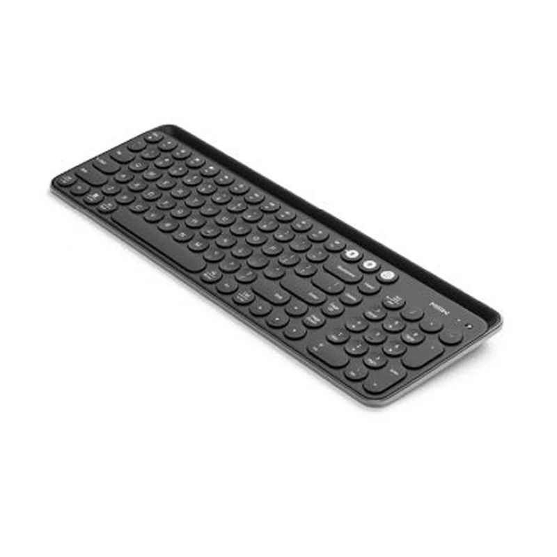 keyboard black Xiaomi Miiiw Bluetooth Двухрежимная Клавиатура 2,4 ГГц беспроводное подключение 10 м доступно 104 клавиш многофункциональная система совместима с умным домом - Цвет: keyboard black