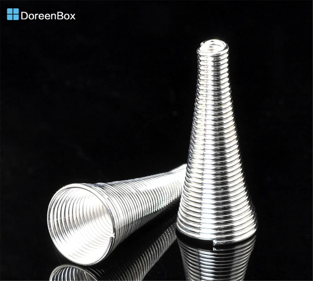 Doreen Box hot 50 шт. серебряные фотобусины крышки 23x10 мм (7/8 &quotx3/8&quot) (B21293)|spacer beads|bead