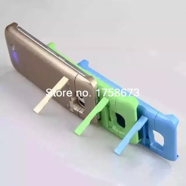 Портативная задняя крышка дизайн зарядное устройство для Samsung Galaxy S6 4200 мАч power Bank с функцией подставки внешний резервный аккумулятор чехол