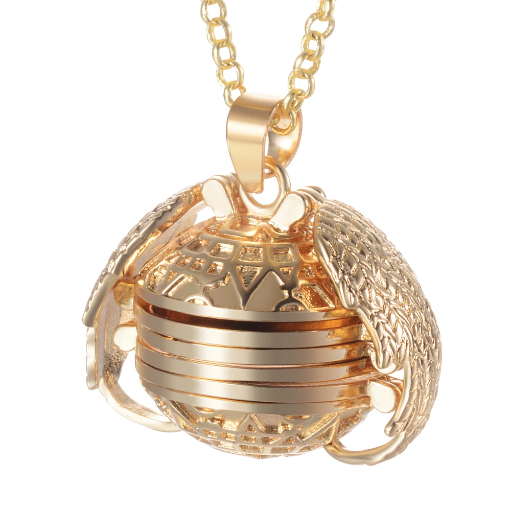 

Magic 4 Photo Pendant necklace Memory Floating Locket Angel Wings Flash Box Fashion Album Box Necklaces for Women VA-2017