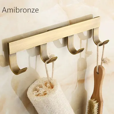 only robe hook Серия FZ античный матовый латунный аксессуар для ванной комнаты, оборудование для ванной, держатель для полотенец, держатель для бумаги, тканевый крючок, мыльница 513A - Цвет: only robe hook