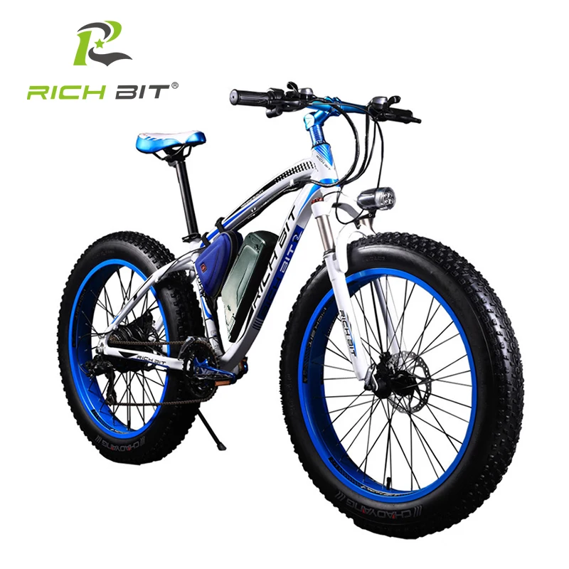 Новинка! Мощный электрический электровелосипед RichBit, 21 скоростной электровелосипед, 48 В, 1000 Вт, Электрический электровелосипед с литиевой батареей 17ач