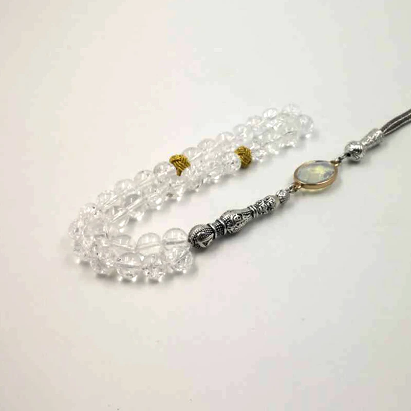 Взрыв Кристалл Tasbih 33 66 99 бусины женские браслеты для женщин misbaha опал кисточкой женский браслет уникальная дизайнерская бижутерия