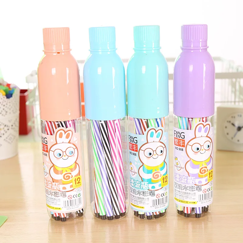 1set(12/18/24/36Pcs )Writing Magic Pens Water color Drawing Kid Painting Writing Mat Aquadoodle watercolor Pen school supply | Канцтовары