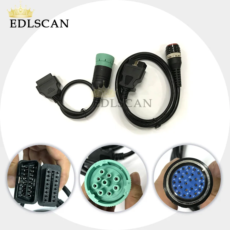 Диагностический кабель Vocom 88890304 16 Pin OBDII и диагностический 88890315 9 PIN для сканера