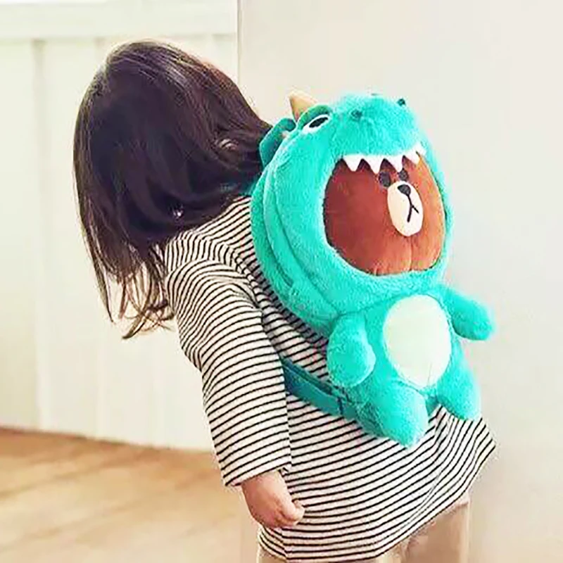Рюкзак с мишкой из мультфильма милый коричневый Мишка новая поставка женская