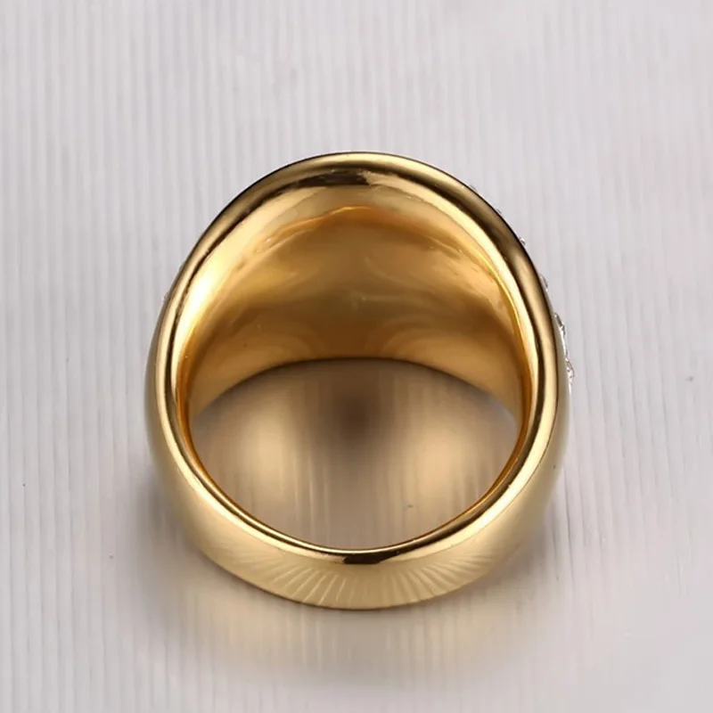 Прозрачный австрийский хрусталь свадьба кольца для женщин с золотой пластиной