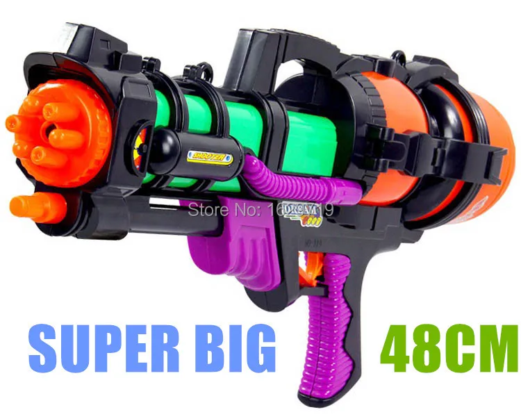 Большой водяной пистолет 48 см насос высокого давления действие идеальный летний