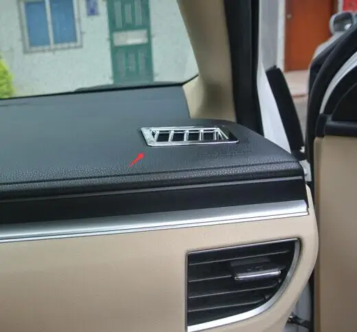 ABS хром для Toyota corolla 2014 2015 Аксессуары автомобильного переднего небольшого