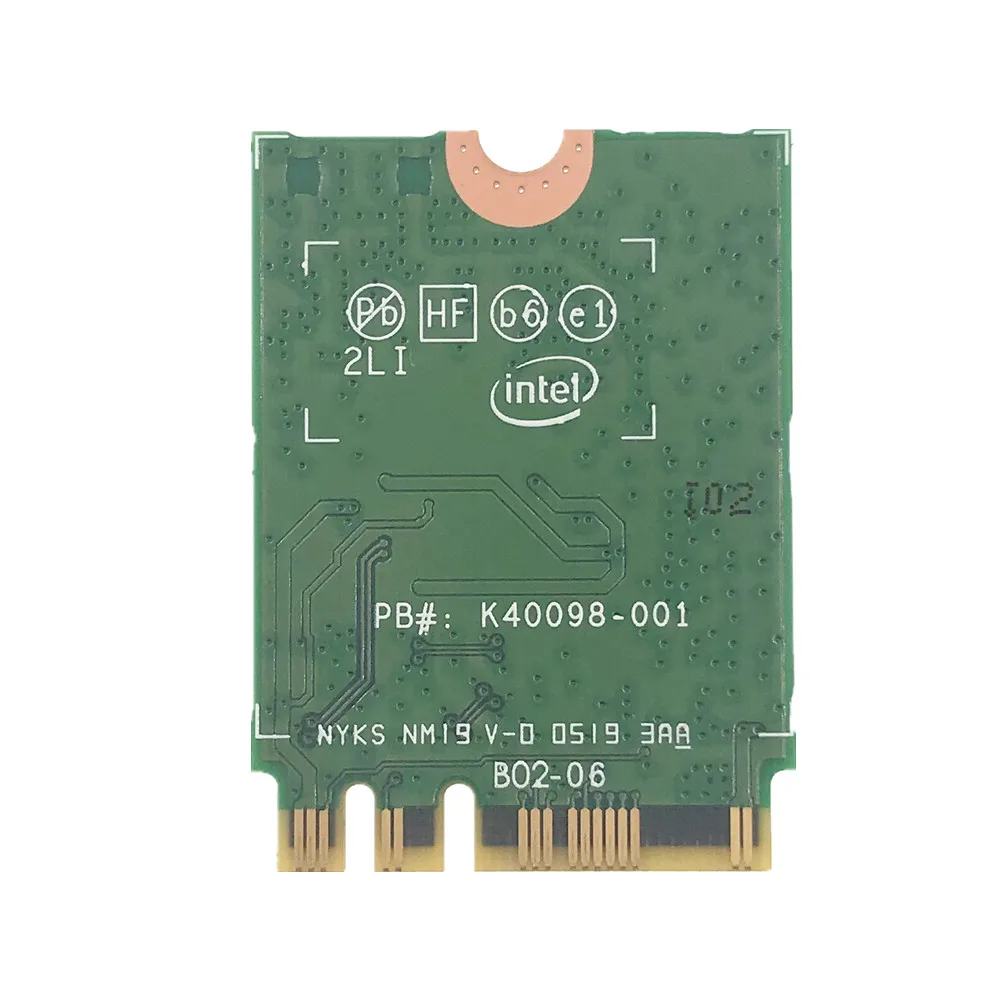 С антеннами GIGABYTE WB867D + беспроводная Intel Wi-Fi AX200 Bluetooth 5 0 802. 11ax/ac Wifi NGFF карта 9260NGW |