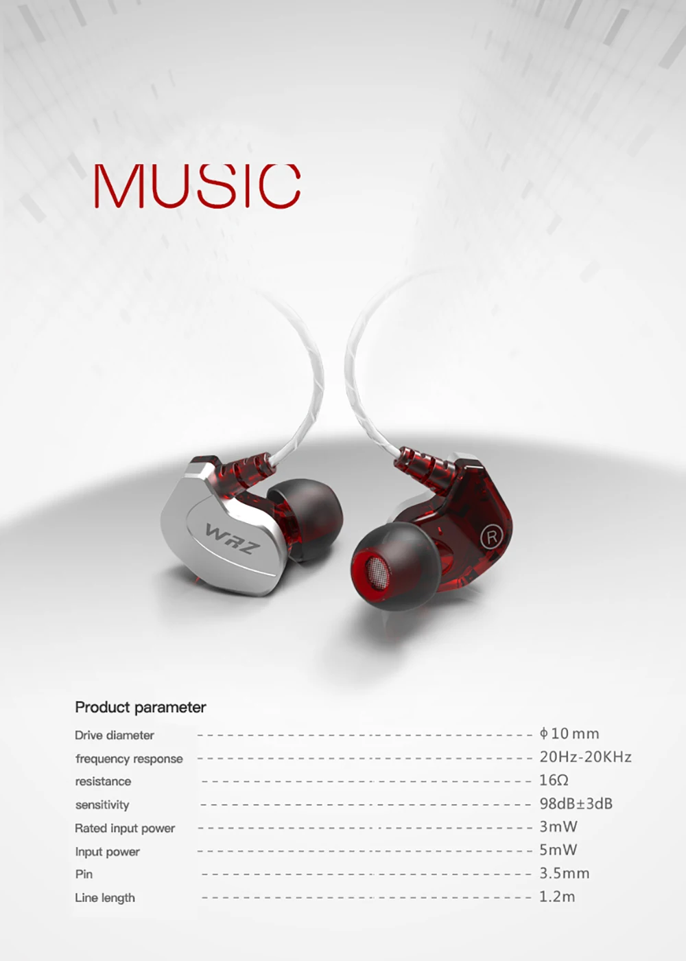 Hi-Fi наушники для телефона, 3,5 мм, стерео наушники-вкладыши, проводная Спортивная гарнитура с микрофоном, прочные пленочные наушники для водителей, для iPhone, samsung