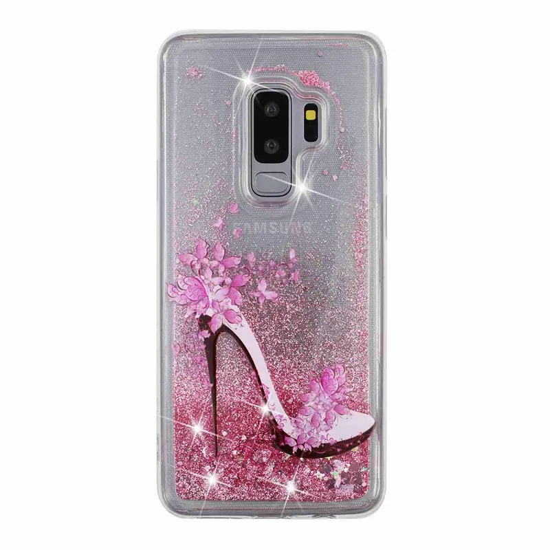Чехол для телефона Samsung Galaxy S6 S7 край S8 S9 плюс S10e S10 защитной оболочки Блестящий