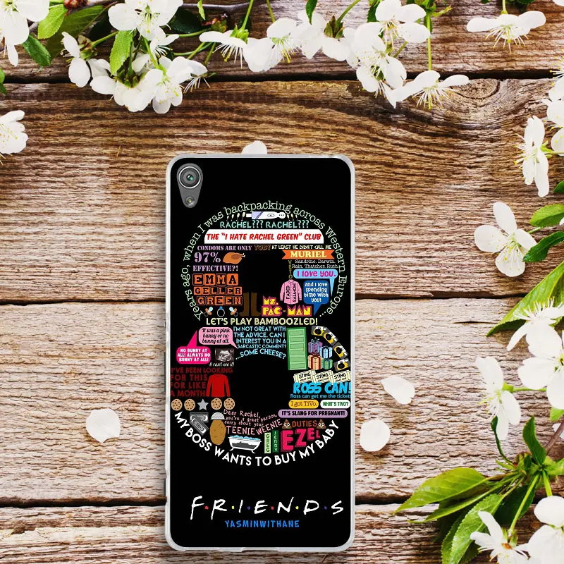 Мягкие ТПУ чехлы для телефонов Sony Xperia E3 E5 T3 M2 M4 M5 XA XZ Z Z1 Z2 Z3 Z4 Z5 Compact Friends Funny TV Show Logo Best