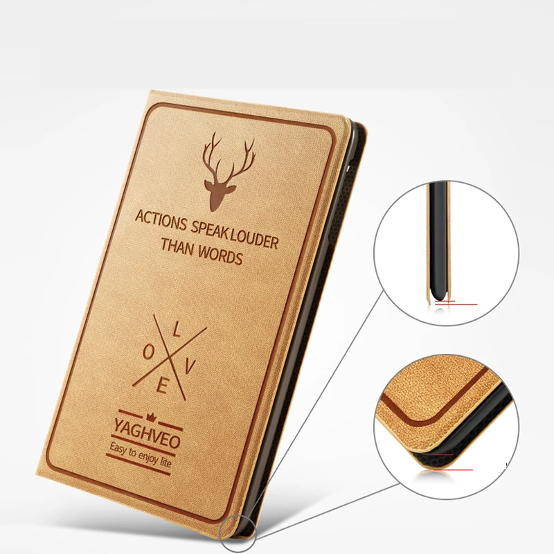 Умный чехол для IPad air 1 2 ретро с рисунком оленя ударопрочный смарт подставкой сна