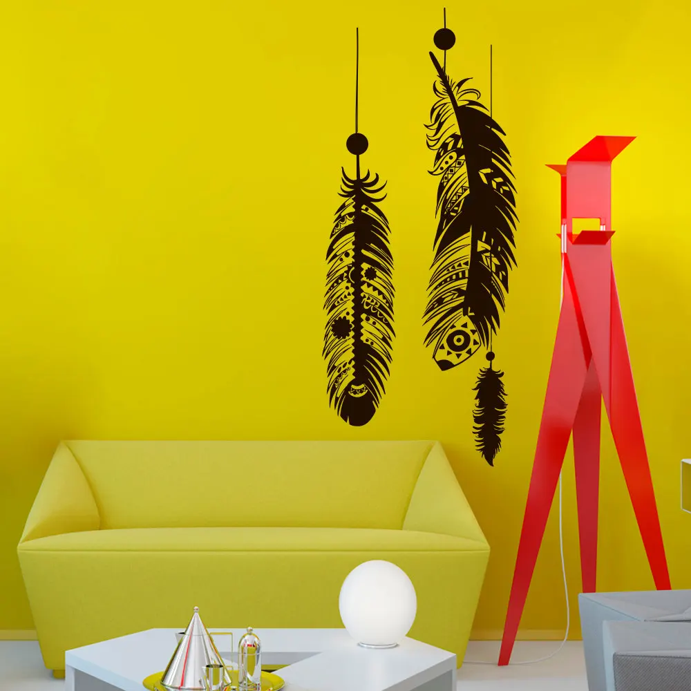 Художественные настенные Стикеры с рисунком Ловца снов домашнее искусство декор